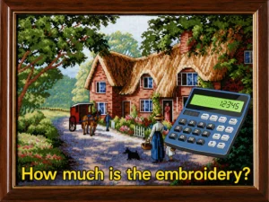 Cross-Stitch and Bead Embroidery Cost Calculator Cross-Stitch and Bead Embroidery Cost Calculator